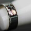 Zilveren ring met mokume-gane van Kuulkes Kunst Atelier